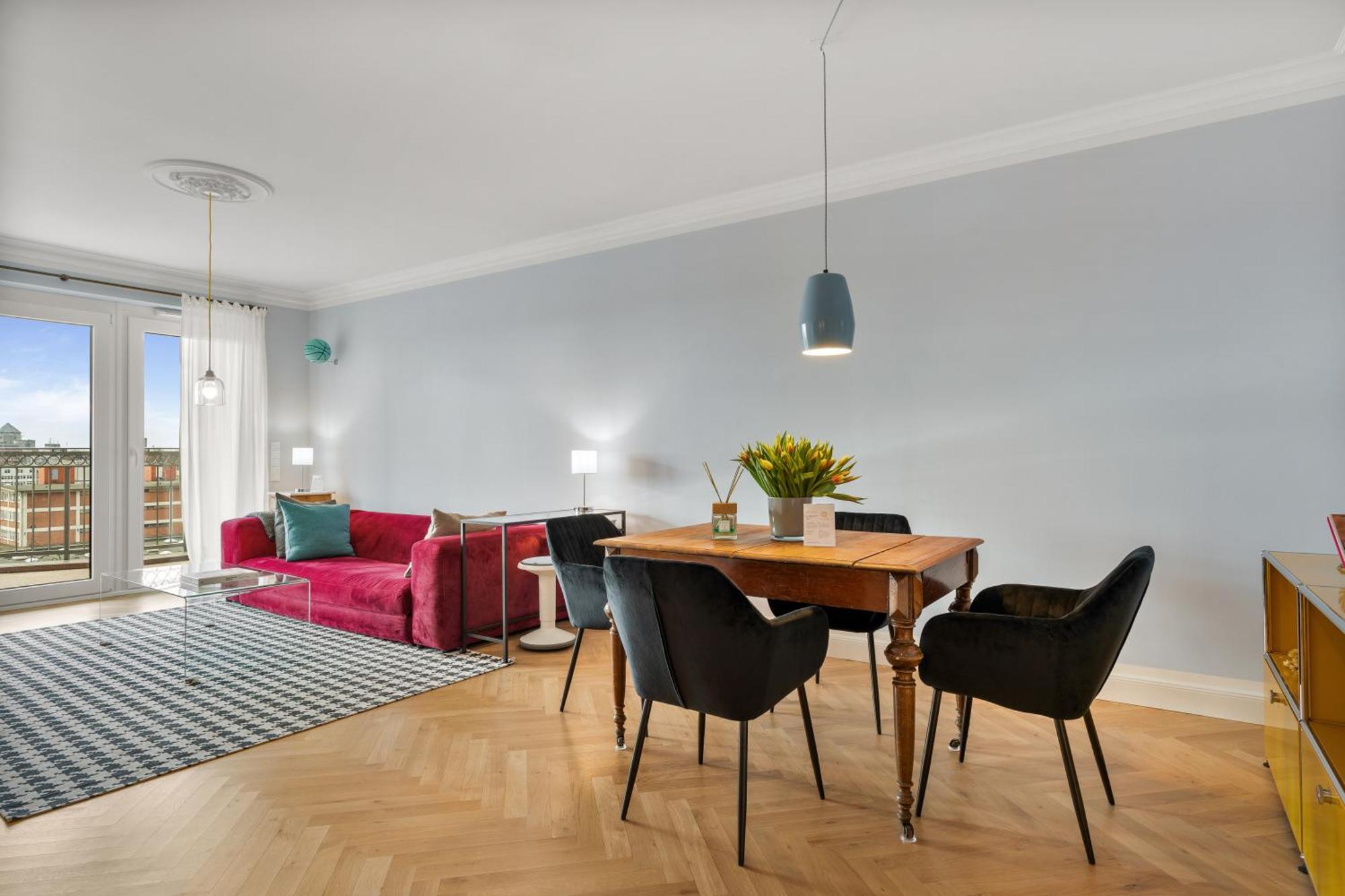 Cls Zentrale City-Wohnung In Hamburg Mit E-Laden Und Tiefgarage, Grosser Balkon, Blick Ueber Hamburg, Parkplatz, Cafe Im Haus, Bushaltestelle Direkt Gegenueber, Flex Check In Kültér fotó